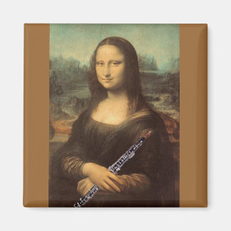 Da Vinci, Mona Lisa and Oboe Magnet