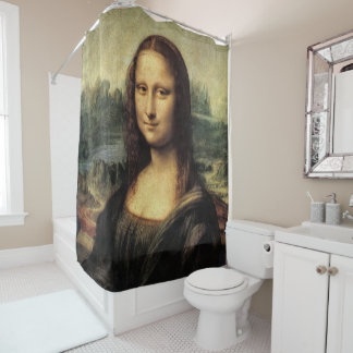 Da Vinci Mona Lisa Shower Curtain