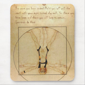 da Vinci Skydiving Mouse Pad