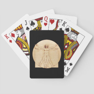 Da Vinci Vitruvian Man Playing Cards