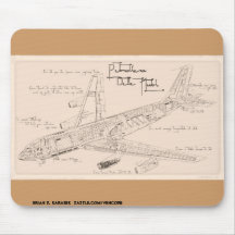 Da Vinci's KC-130 Stratotanker Mousepad