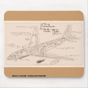 Da Vinci's KC-130 Stratotanker Mousepad