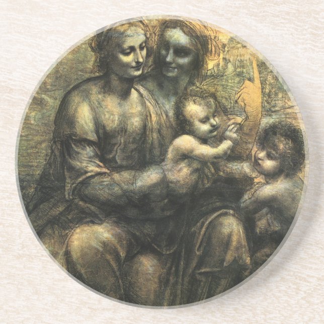 da Vinci's Madonna and Child Coaster (Front)