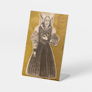 Da Vinci's Pedestal Sign, 4" X 6" Sign
