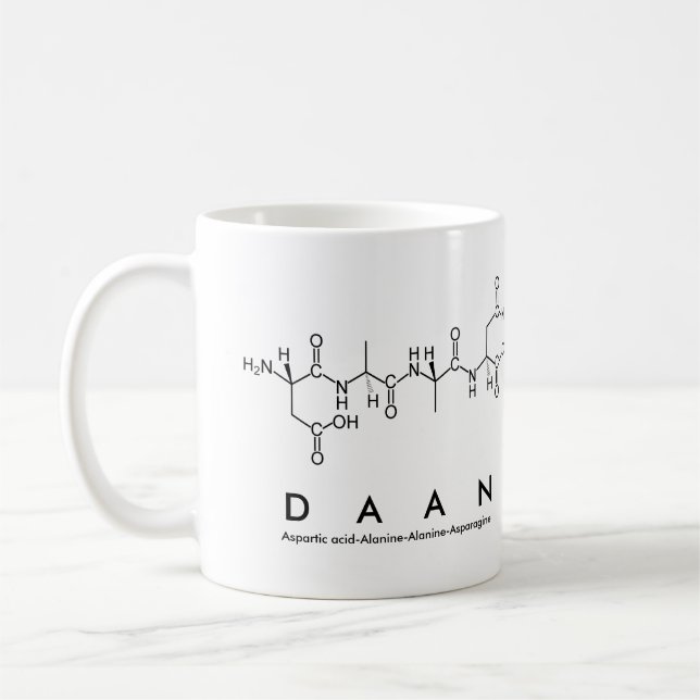 Daan peptide name mug (Left)
