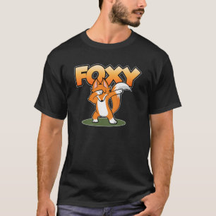 Dab Dabbing dancing Disco Foxy Fox T-Shirt