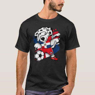 Dab Dalmatian Dominican Republic Soccer Fans Jerse T-Shirt