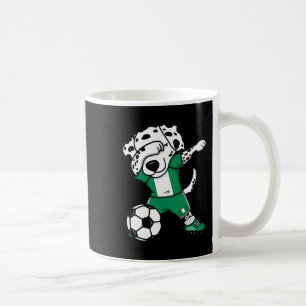 Dab Dalmatian Nigeria Soccer Fans Jersey Nigerian Coffee Mug