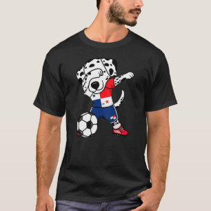 Dab Dalmatian Panama Soccer Fans Jersey Panamanian T-Shirt