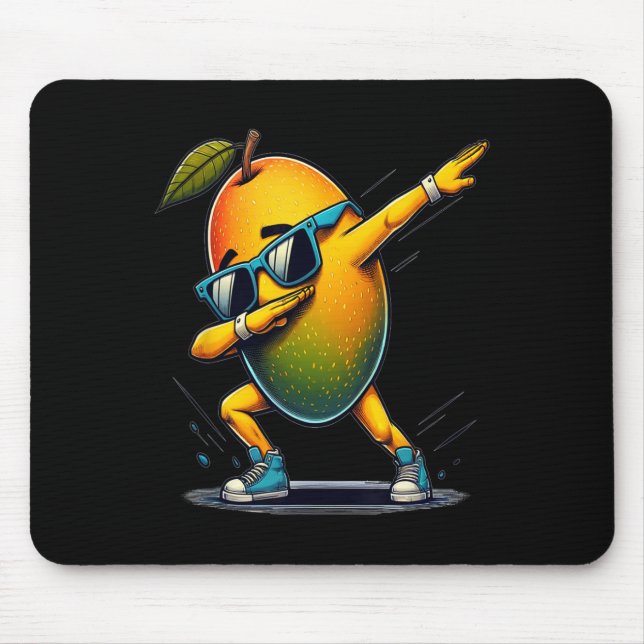 Dab Dance Mango Funny Dancing Dabbing Fruit  Mouse Pad (Front)