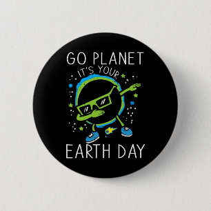 Dab Earth Solar Eclipse Go Planet Its Your Earth D 6 Cm Round Badge