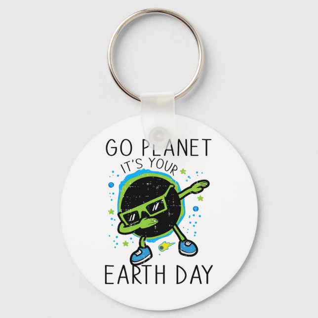 Dab Earth Solar Eclipse Go Planet Its Your Earth D Key Ring (Front)