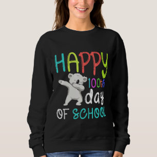Dab Koala Cute Animal Australia Happy 100th Day Of Sweatshirt