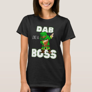 Dab Like a Boss St Paddy's Day Unicorn Boys Girls  T-Shirt