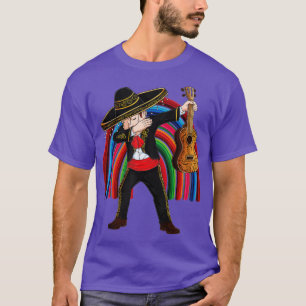 Dab Mexican Mariachi Costume Charro Cinco De Mayo  T-Shirt