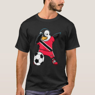 Dab Penguin Trinidad And Tobago Soccer Fans Jersey T-Shirt