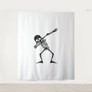 Dab skeleton dabbing skeleton - skull men shirt tapestry