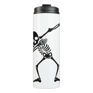 Dab skeleton dabbing skeleton - skull men shirt thermal tumbler