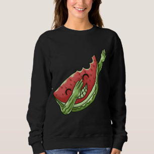 Dab Summer Fruit Dabbing Watermelon Funny Kawaii M Sweatshirt