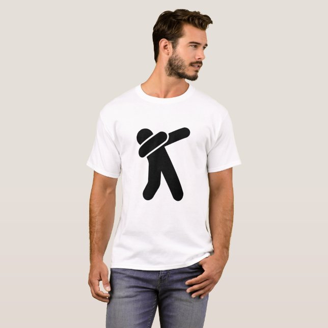 Dabber t-shirt with dab icon (Front Full)