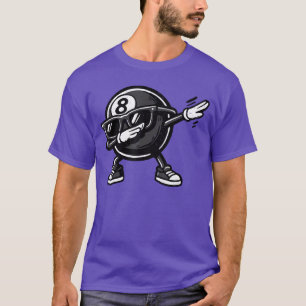 Dabbing 8 Ball Billiard Funny Pool Player Dab Danc T-Shirt