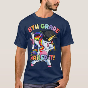 Dabbing 8th Grade Unicorn Graduation Class Of T-Shirt