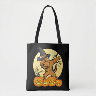 Dabbing Airedale Terrier Funny Dog Halloween Gift Tote Bag