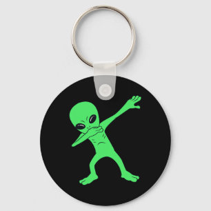 Dabbing Alien Halloween Fun Dab Boys Kids Key Ring