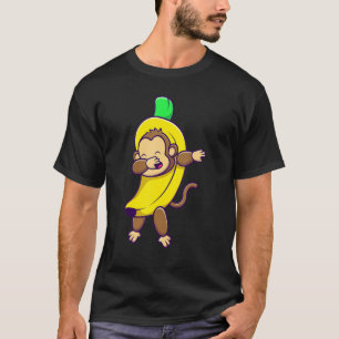 Dabbing Ape - Monkey in banana costume T-Shirt