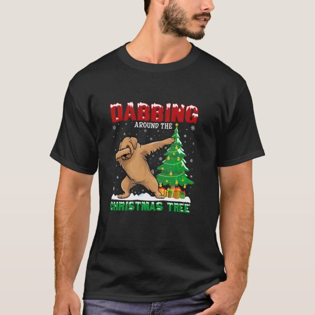 Dabbing Around the Christmas Tree Chesapeake Bay R T-Shirt (Front)