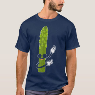 Dabbing Asparagus Garden Vegetable Vegetarian Vega T-Shirt