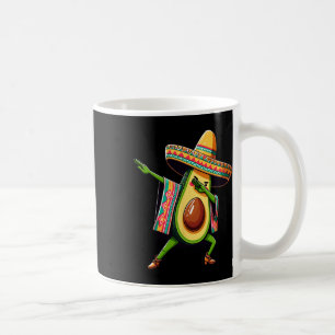 Dabbing Avocado Mexican Poncho Cinco De Mayo  Coffee Mug