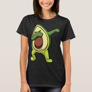 Dabbing Avocado Tree Funny Vegan Green Food Lover T-Shirt