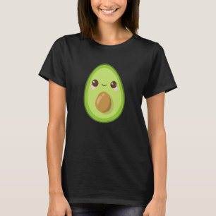 Dabbing Avocado Vegan Food Kids Women T-Shirt