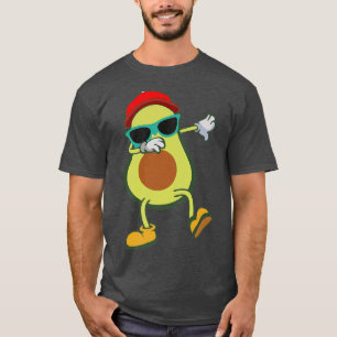 Dabbing Avocado, Vegan For Men Women, Funny Retro3 T-Shirt