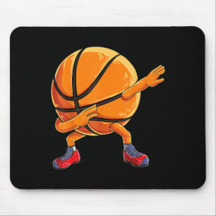 Dabbing Basball Ball Funny Men Women Sports Player Mouse Pad
