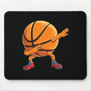 Dabbing Basketball Ball Fun Boys Men Women Sports  Mouse Pad