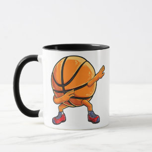 Dabbing Basketball Ball Funny Boys Men Women Sport Mug