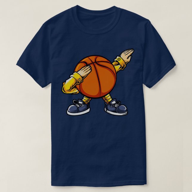 Dabbing basketball T-Shirt (Design Front)