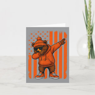 Dabbing Bear For Card