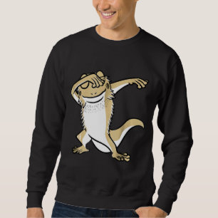 Dabbing Bearded Dragon Dab Dance  Animal Sweatshirt