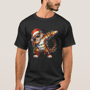 Dabbing Bengal Cat Sunglasses Cute Christmas Xmas T-Shirt