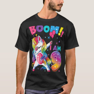 Dabbing Birthday 9 Years Old Birthday Outfit Girl T-Shirt