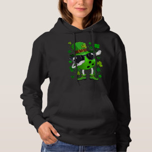 Dabbing Bowling Ball Leprechaun Saint Patrick's Da Hoodie