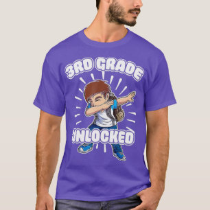 Dabbing Boy 3rd Grade Unlocked Student Back To T-Shirt