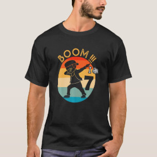 Dabbing Boy 7th Birthday Outfit 7 Seven Years Old T-Shirt