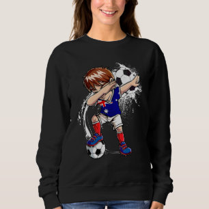 Dabbing Boy Australia Soccer Team World Soccer Sweatshirt