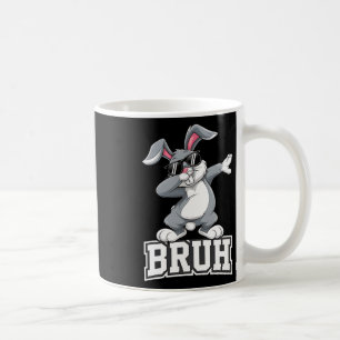Dabbing Bunny Easter Day Dab Bruh Bunny Teens Boys Coffee Mug