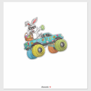Dabbing Bunny Happy Easter Monster Truck Lovers Ki