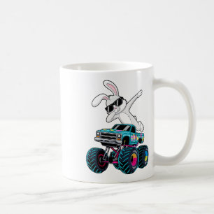 Dabbing Bunny Happy Easter Monster Truck Lovers Ki Coffee Mug